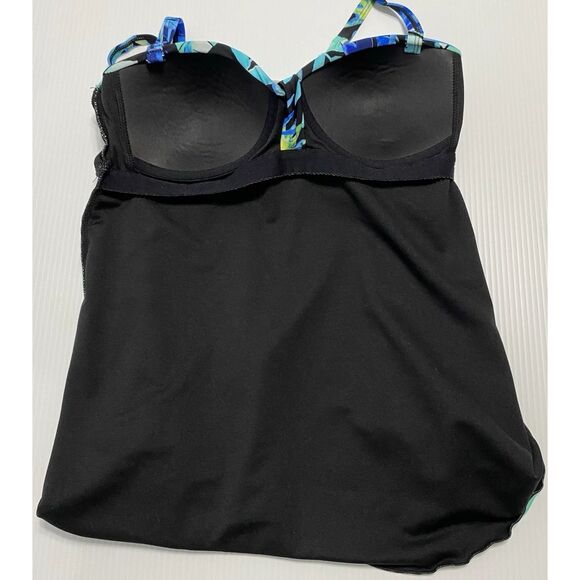 Surf Gear Women's Swim Suit Swimwear Top Leaf Tropical Print size Small - Picture 6 of 8